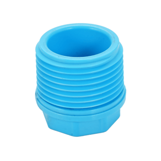 VAVO ข้อต่อลดเหลี่ยม หนา 1x1/2 (25x18) สีฟ้า