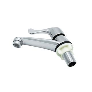 Iris ก๊อกอ่างล้างหน้าโครเมี่ยมด้ามปัด หางปลา รุ่น IR-51107