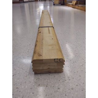 GREAT WOOD ฝ้าระแนงไม้ ไม้ยางพาราจ๊อยส์ BC (1x5) 1/2
