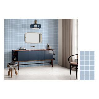 Marbella 30x60 กระเบื้องบุผนัง รุ่น คอตต้า-สีสกายบลู 3640 (8P) Glossy