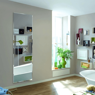 Nice กระจกเงาไม่มีกรอบ ทรงเหลี่ยม รุ่น JLLS014 ขนาด 40x140 ซม. สีใส