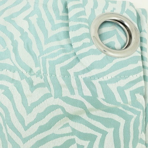 ผ้าม่านหน้าต่างพิมพ์ลาย รุ่น  A71433TT #5WD ขนาด  140x160ซม.สีเขียว