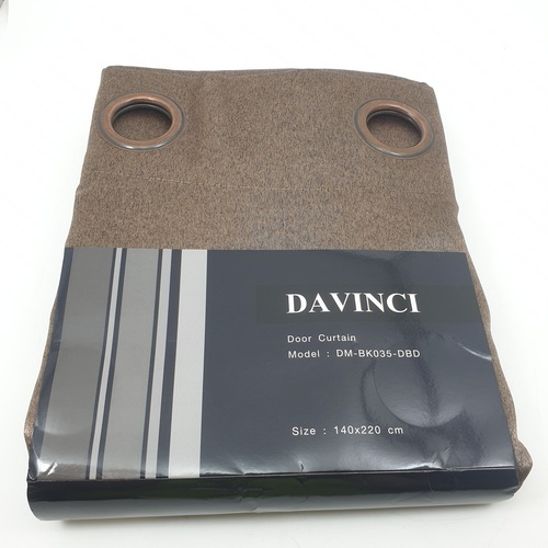 វាំងននទ្វារ DM-BK035-DBD ពណ៌ត្នោត ទំហំ 140x220cm.