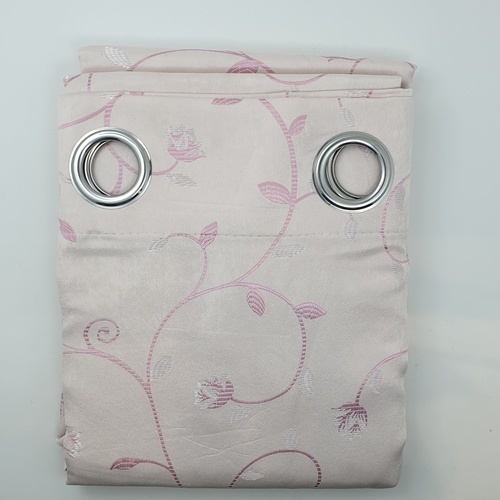 ผ้าม่านประตูทึบแสงพิมพ์ลาย รุ่น WT-17071-PKD ขนาด 140x220ซม.สีชมพู