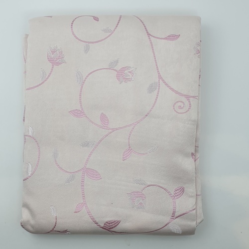 ผ้าม่านประตูทึบแสงพิมพ์ลาย รุ่น WT-17071-PKD ขนาด 140x220ซม.สีชมพู