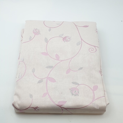DAVINCI ผ้าม่านประตูทึบแสงพิมพ์ลาย รุ่น WT-17071-PKD ขนาด 140x220ซม.สีชมพู