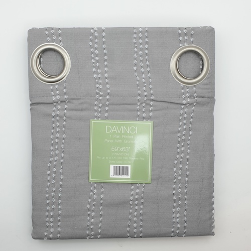 ผ้าม่านหน้าต่าง BC-010-05-WDGR 150x160ซม.สีเทา