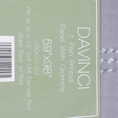 ผ้าม่านประตู BC-010-05-DGR 150x250ซม.สีเทา