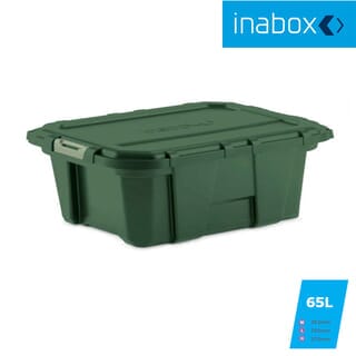 INABOX กล่องเก็บของ Heavy Armour N80203GN-65L ขนาด 78x37x38.3 cm. สีเขียว
