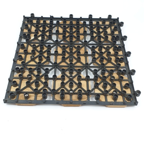 SJK แผ่นไม้สักปูพื้นสำเร็จรูป 30x30cm. รุ่น SLK022