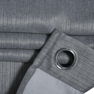 DAVINCI ผ้าม่านประตู รุ่น Mila-24 ขนาด 140x250 ซม. สีเทา