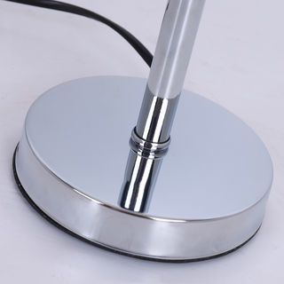 EILON โคมไฟตั้งโต๊ะ ขั้ว E27 ขนาด 25x25x 48cm รุ่น Y001 สีขาว-โครเมียม