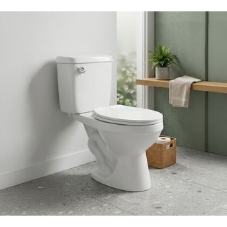 Iris สุขภัณฑ์สองชิ้นแบบกดหน้า 1 ระบบ รุ่น โอลีฟ IR-669