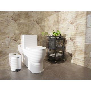 GREAT WOOD บอร์ด SPC ลายหินอ่อนเคลือบ UV รุ่นJF122025-UV-0401B ขนาด 1220x2440x2.5mm สีหินอ่อน