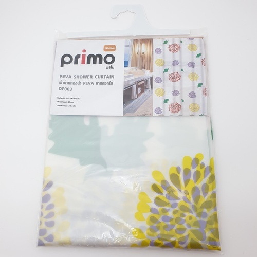 វាំងននបន្ទប់ទឹក PEVA 180x180cm ស៊េរី DF003 Primo