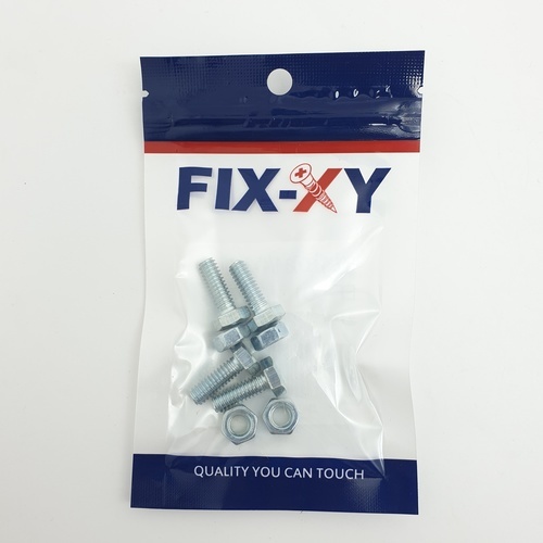 สกรูเกลียวมิล 1/4x3/4 รุ่น EF-001 (4ชิ้น/แพ็ค) FIX-XY