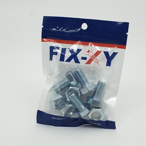 สกรูเกลียวมิล 1/2x1 รุ่น EF-021 (4ชิ้น/แพ็ค) FIX-XY