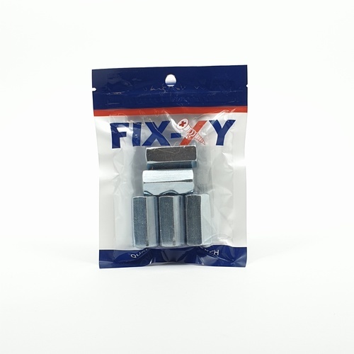 ข้อต่อสตัดเกลียว 1/2 รุ่น EA-004 (5ชิ้น/แพ็ค) FIX-XY