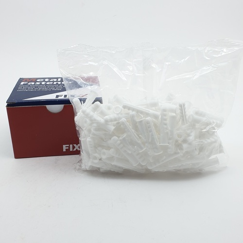 พุคพลาสติก เบอร์ 8 รุ่น EN-023-B (150ชิ้น/กล่อง) FIX-XY