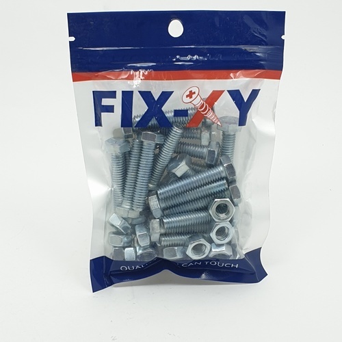 สกรูเกลียวมิล 5/16x1.1/2 รุ่น EF-016 (20ชิ้น/แพ็ค) FIX-XY