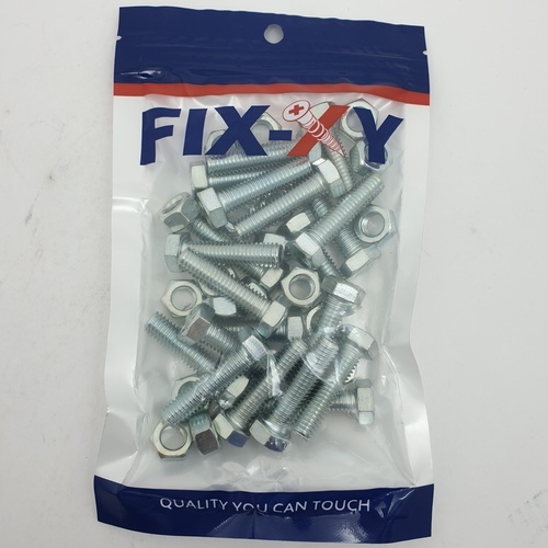 สกรูเกลียวมิล 3/8x1.1/2 รุ่น EF-019 (20ชิ้น/แพ็ค) FIX-XY