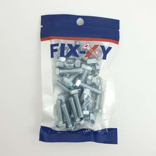สกรูเกลียวมิล 1/4x1 รุ่น EF-012 (20ชิ้น/แพ็ค) FIX-XY
