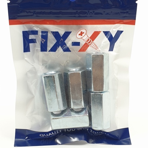 ข้อต่อสตัดเกลียว M12 รุ่น EA-011 (5ชิ้น/แพ็ค) FIX-XY