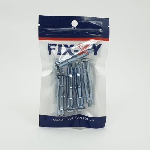 FIX-XY พุคเหล็กยิบซั่ม 6x58mm. รุ่น EI-012 (5ชิ้น/แพ็ค)
