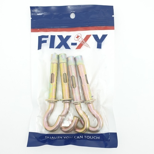 พุคตะขอเหล็ก M10 รุ่น EH-015 (4ชิ้น/แพ็ค) FIX-XY