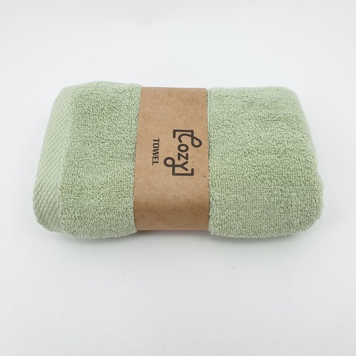 COZY ผ้าขนหนู รุ่น  BQ006-LGN ขนาด 34x75 ซม. สีเขียว