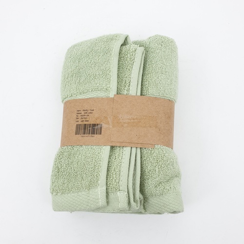 COZY ผ้าขนหนู รุ่น  BQ006-LGN ขนาด 34x75 ซม. สีเขียว