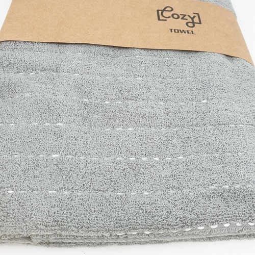 COZY ผ้าขนหนู รุ่่น GTL007-GR ขนาด 70x140 ซม. สีเทา