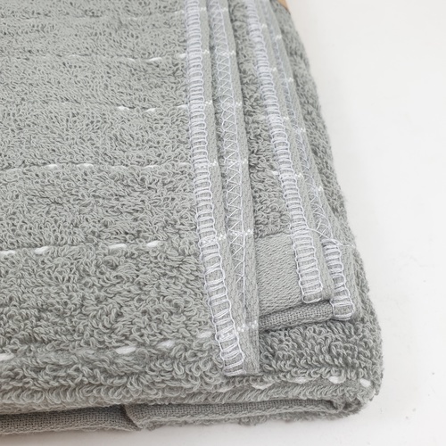 COZY ผ้าขนหนู รุ่่น GTL007-GR ขนาด 70x140 ซม. สีเทา