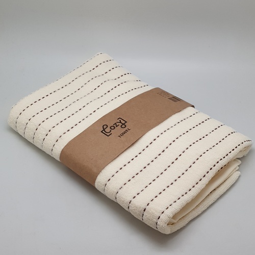 COZY ผ้าขนหนู รุ่น GTL007-WH ขนาด 70x140 ซม. สีขาว