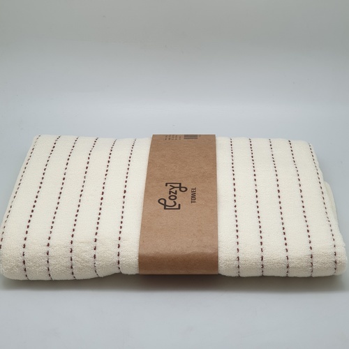 COZY ผ้าขนหนู รุ่น GTL007-WH ขนาด 70x140 ซม. สีขาว
