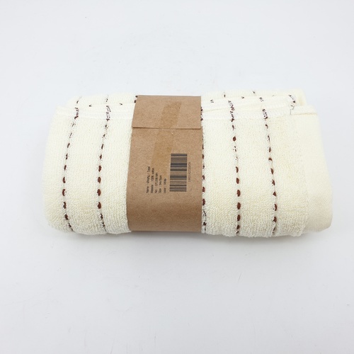 COZY ผ้าขนหนู รุ่น GTL006-WH ขนาด 34x75 ซม. สีครีม