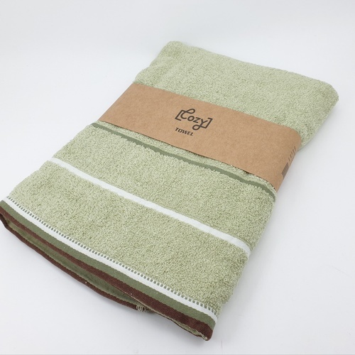 COZY ผ้าขนหนู รุ่น GTL004-GN ขนาด 70x140 ซม. สีเขียว