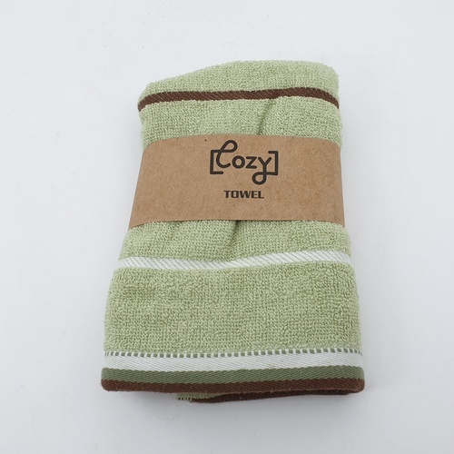 COZY ผ้าขนหนู รุ่น GTL003-GN ขนาด 34x75 ซม. สีเขียว