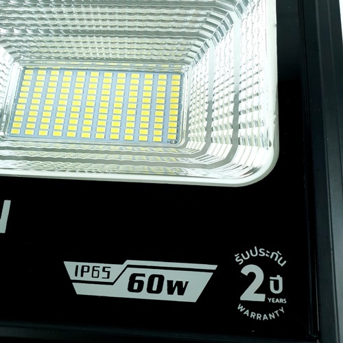 EILON โคมฟลัดไลท์โซลาร์เซลล์ 60W รุ่น HQ-60WTGD-TYN แสงเดย์ไลท์