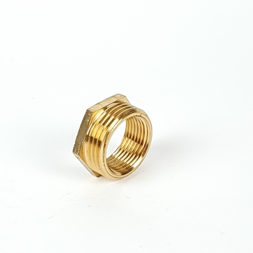 GROSNA ข้อต่อลดเหลี่ยมทองเหลือง ผม. 1x3/4 รุ่น YF-5019