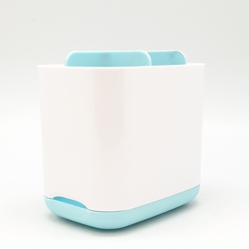 Gome ที่เสียบแปรงสีฟัน รุ่น SGY030 ขนาด 9x12.5x11ซม. สีขาว-ฟ้า