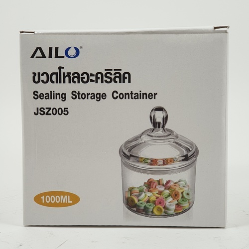 AILO ขวดโหลอะคริลิค 1000 มล. JSZ005
