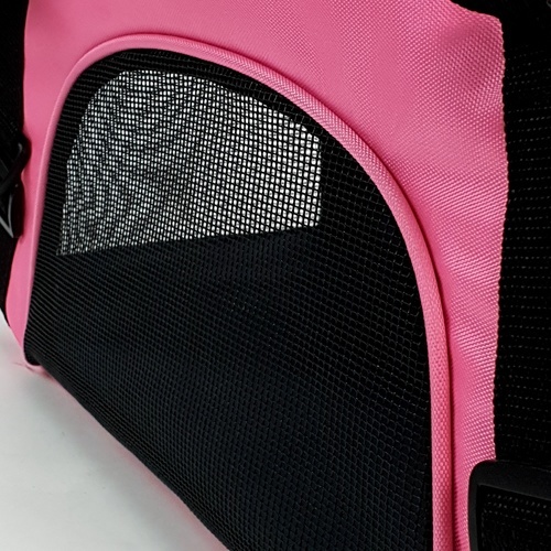 กระเป๋าใส่สัตว์เลี้ยงแบบพกพา รุ่น PTC001S ไซส์ S  ขนาด 30x43x20ซม. สีชมพู DUDUPETS