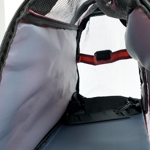 กระเป๋าใส่สัตว์เลี้ยงแบบพกพา รุ่น PTC001S ไซส์ S  ขนาด 30x43x20ซม. สีชมพู DUDUPETS