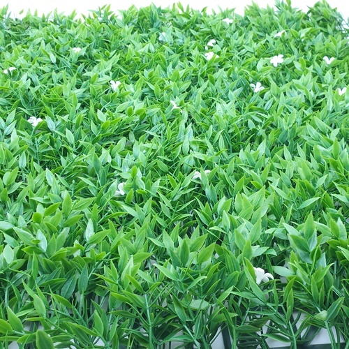 ต้นไม้เทียมติดผนัง รุ่น MZ188048A ขนาด 50×50×3 ซม. สีเขียว