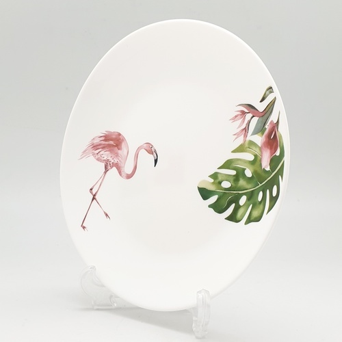 ចាន OPAL GLASS 7.5'' QP75-2401 18.8*18.8*1.7cm ពណ៌ស