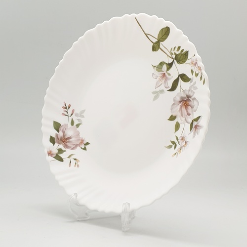 ចាន OPAL GLASS 8.5'' HBTP85-2406 21.6*21.6*2.25cm ពណ៌ស