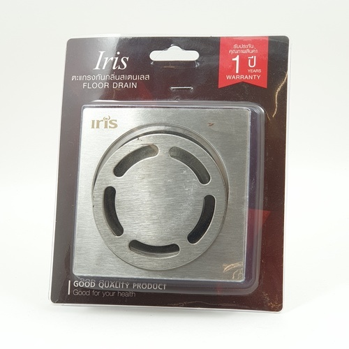 Iris ตะแกรงกันกลิ่น-กันแมลงสแตนเลส รุ่น PQS-06