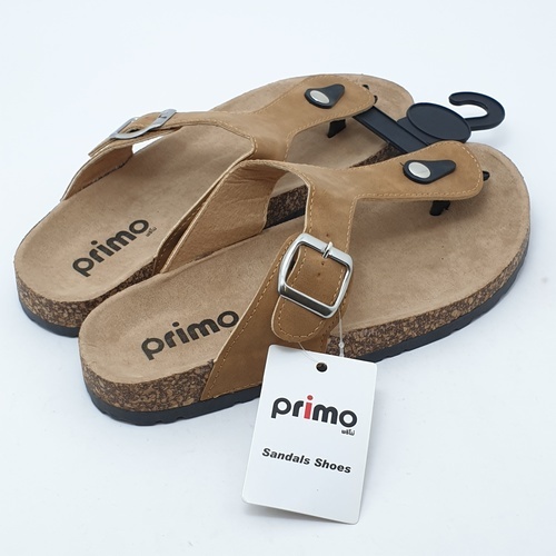 Primo รองเท้าแตะคีบแฟชั่น LY1513-39BR สีน้ำตาล