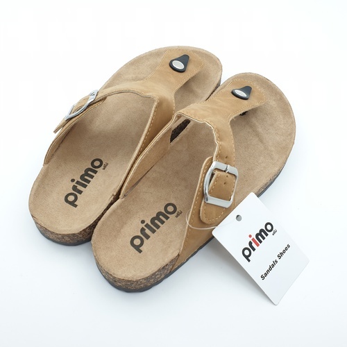 Primo รองเท้าแตะคีบแฟชั่น LY1513-37BR สีน้ำตาล